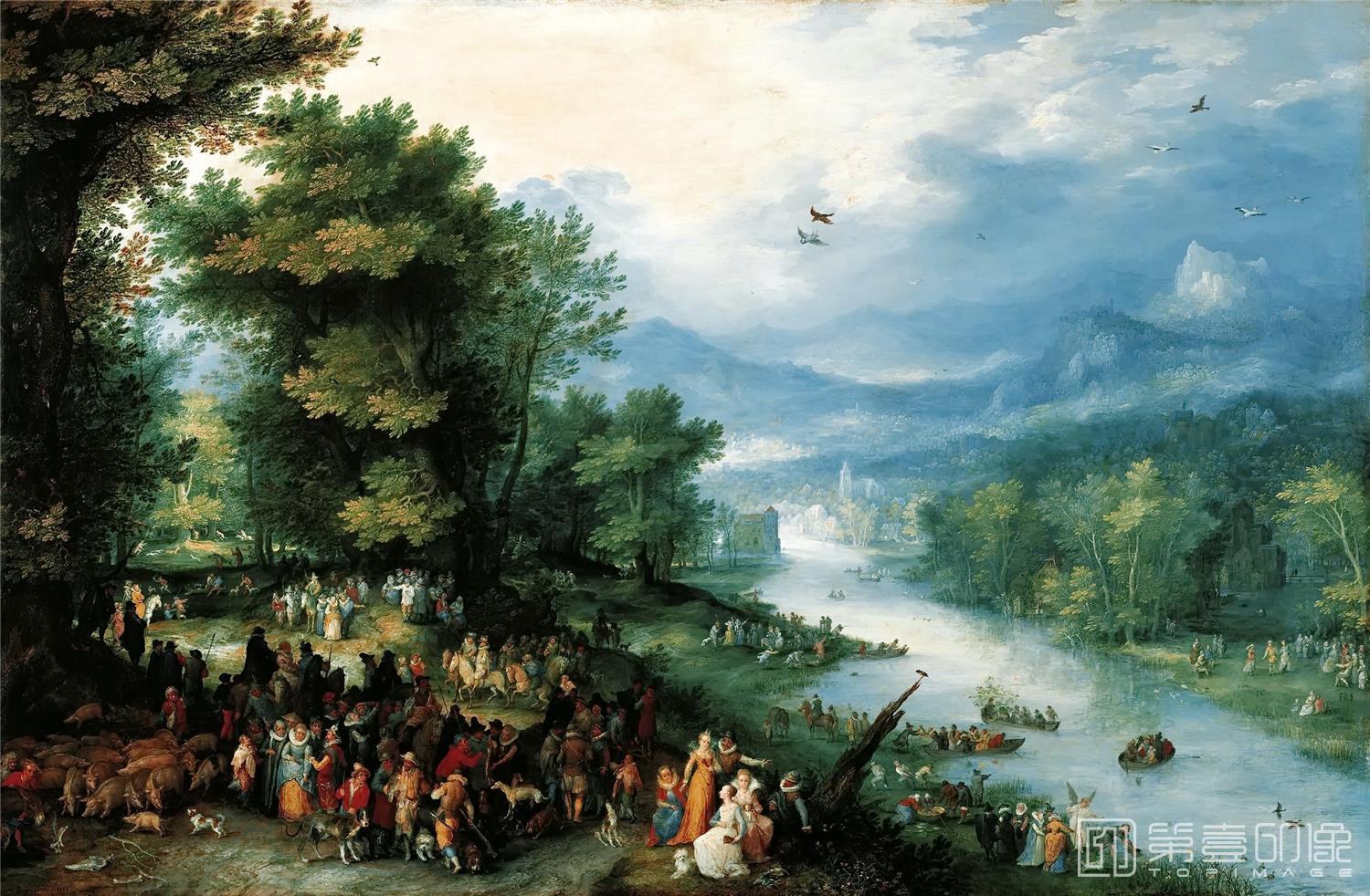 油画-彼得·勃鲁盖尔 Jan Brueghel-087